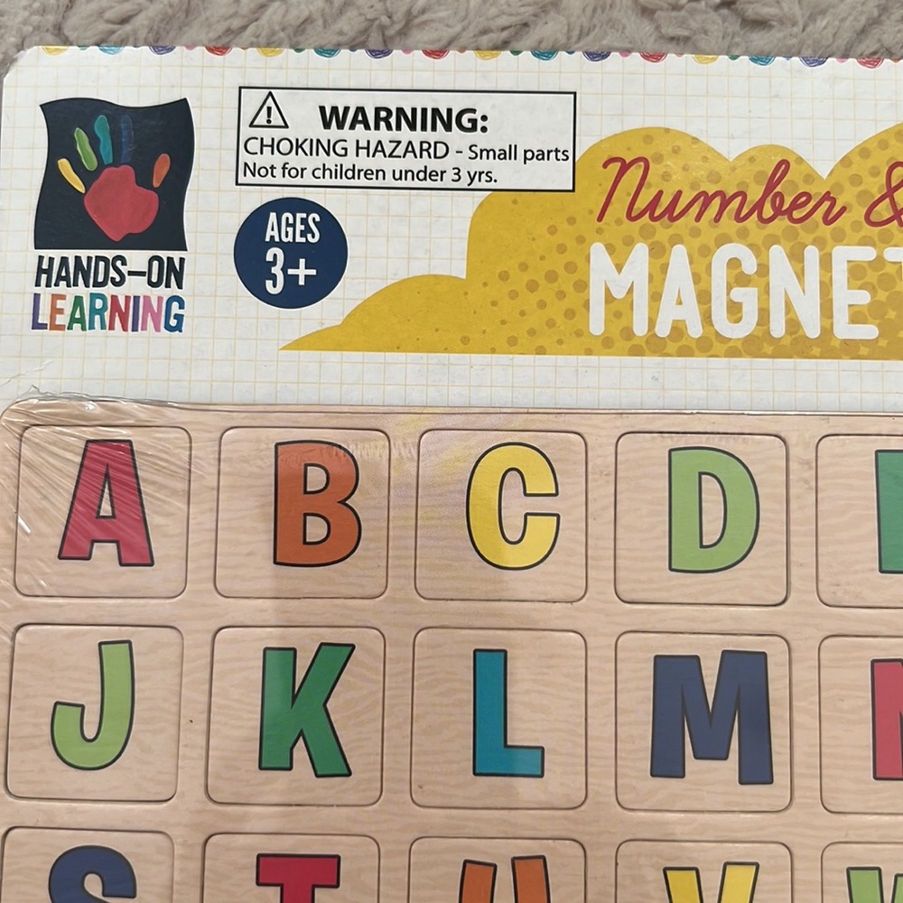Number and Letter magnet set, 54 magnets 
New in sealed packaging - Picture 4 of 16